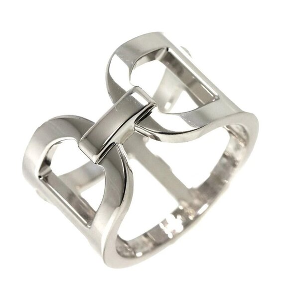 HERMES Chaine dancre Ring Silver 925 Size47 4(US) - Picture 1 of 8